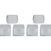 Fodere di ricambio per Olea set mobili da balcone grigio 6 pz