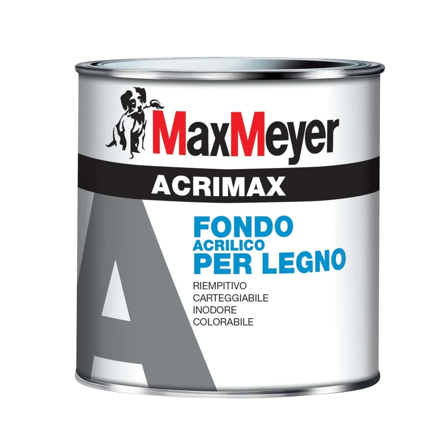 Fondo acrilico MaxMeyer Acrimax per legno bianco 0,75 l