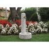 Fontana da giardino Arnosto in cemento grigio H 81 cm