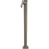 Fontana da giardino Cambridge in metallo tortora H 85 cm
