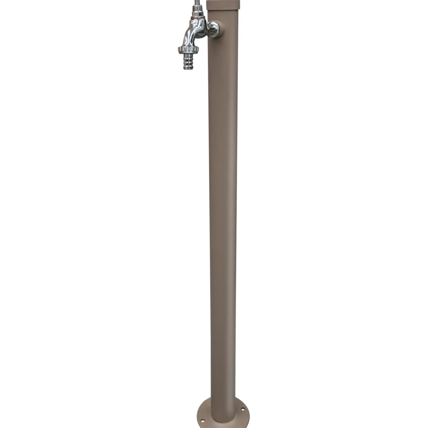 Fontana da giardino Cambridge in metallo tortora H 85 cm
