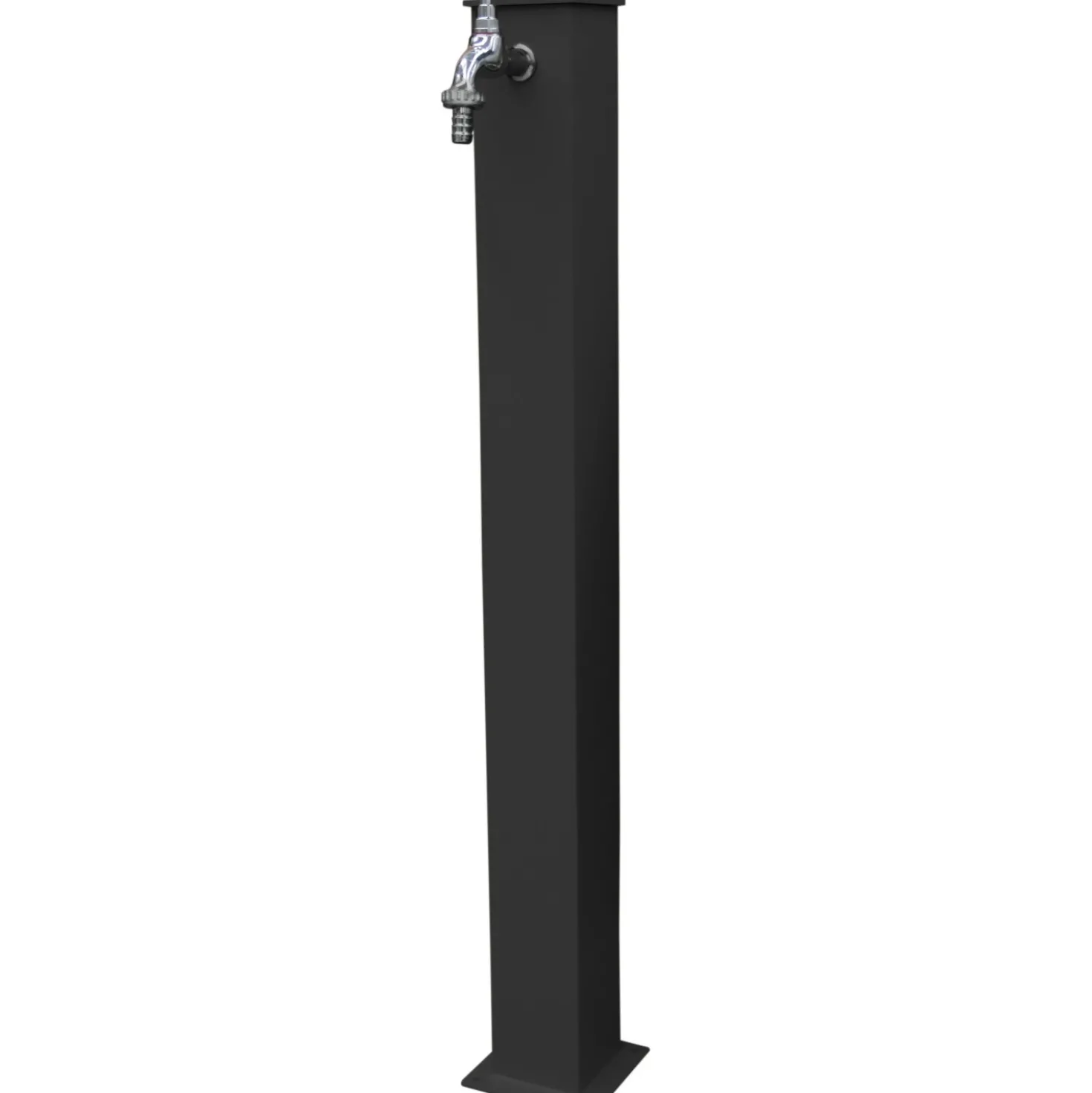 Fontana da giardino Manchester in metallo antracite H 85 cm