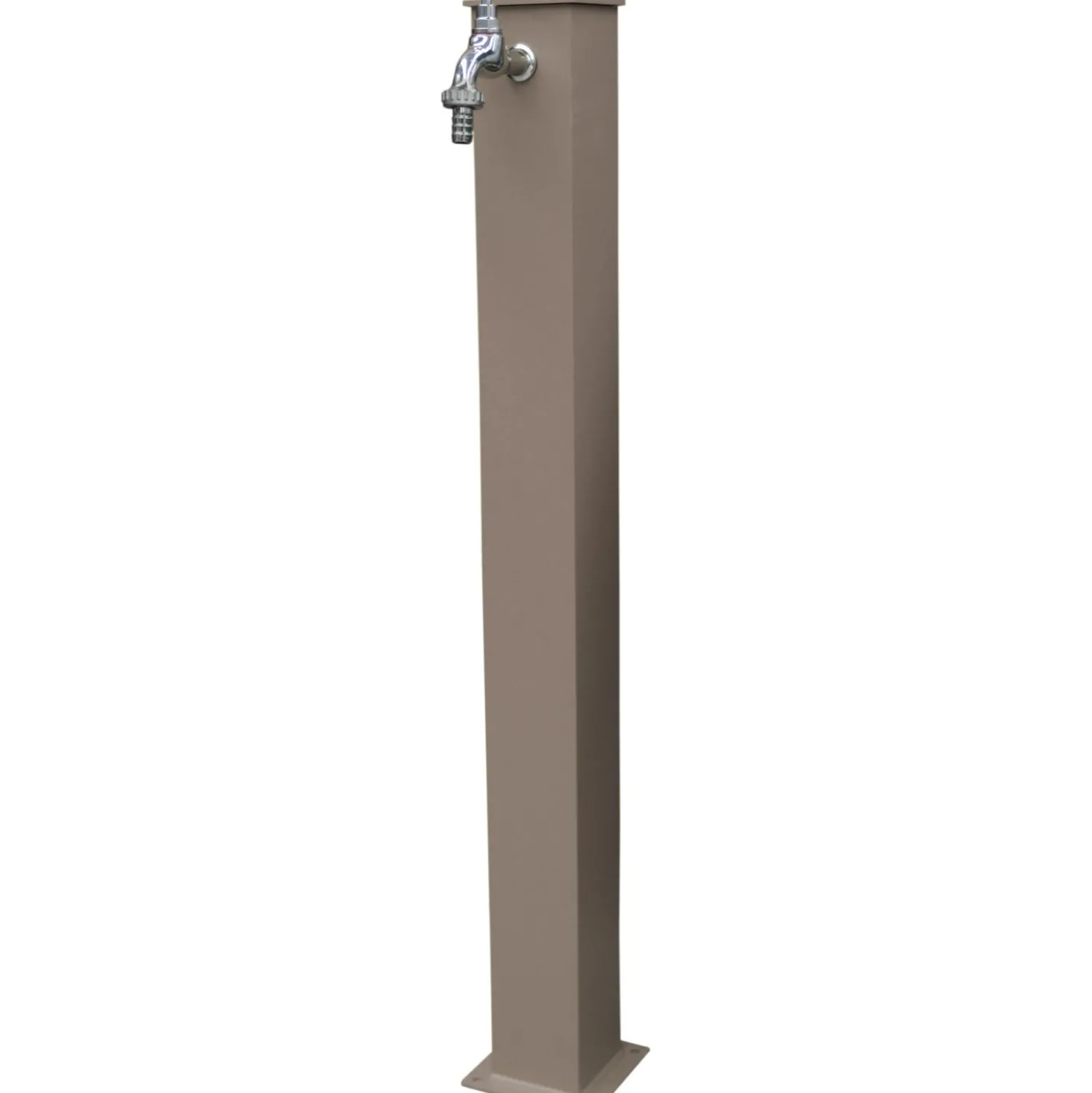 Fontana da giardino Manchester in metallo tortora H 85 cm