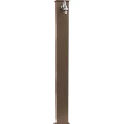 Fontana da giardino York in metallo tortora H 82 cm