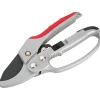 Forbici a cricchetto LUX-TOOLS con incudine e impugnatura in alluminio
