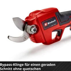 Forbici da potatura a batteria Einhell 18 V - Solo corpo macchina