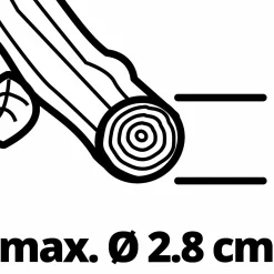 Forbici da potatura a batteria Einhell 18 V - Solo corpo macchina