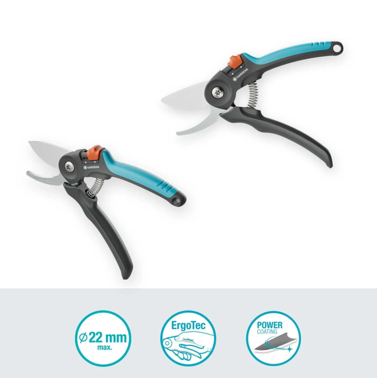 Forbici da potatura bypass Gardena PremiumCut taglio fino a Ø 22 mm