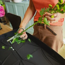 Forbici per piante Fiskars con supporto verde