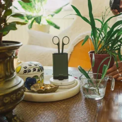 Forbici per rifinitura piante Fiskars con supporto verde