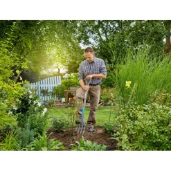 Forca a 4 denti Gardena NatureLine L 113 cm manico in legno