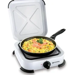 Fornello smaltato con 1 bruciatore in acciaio inox