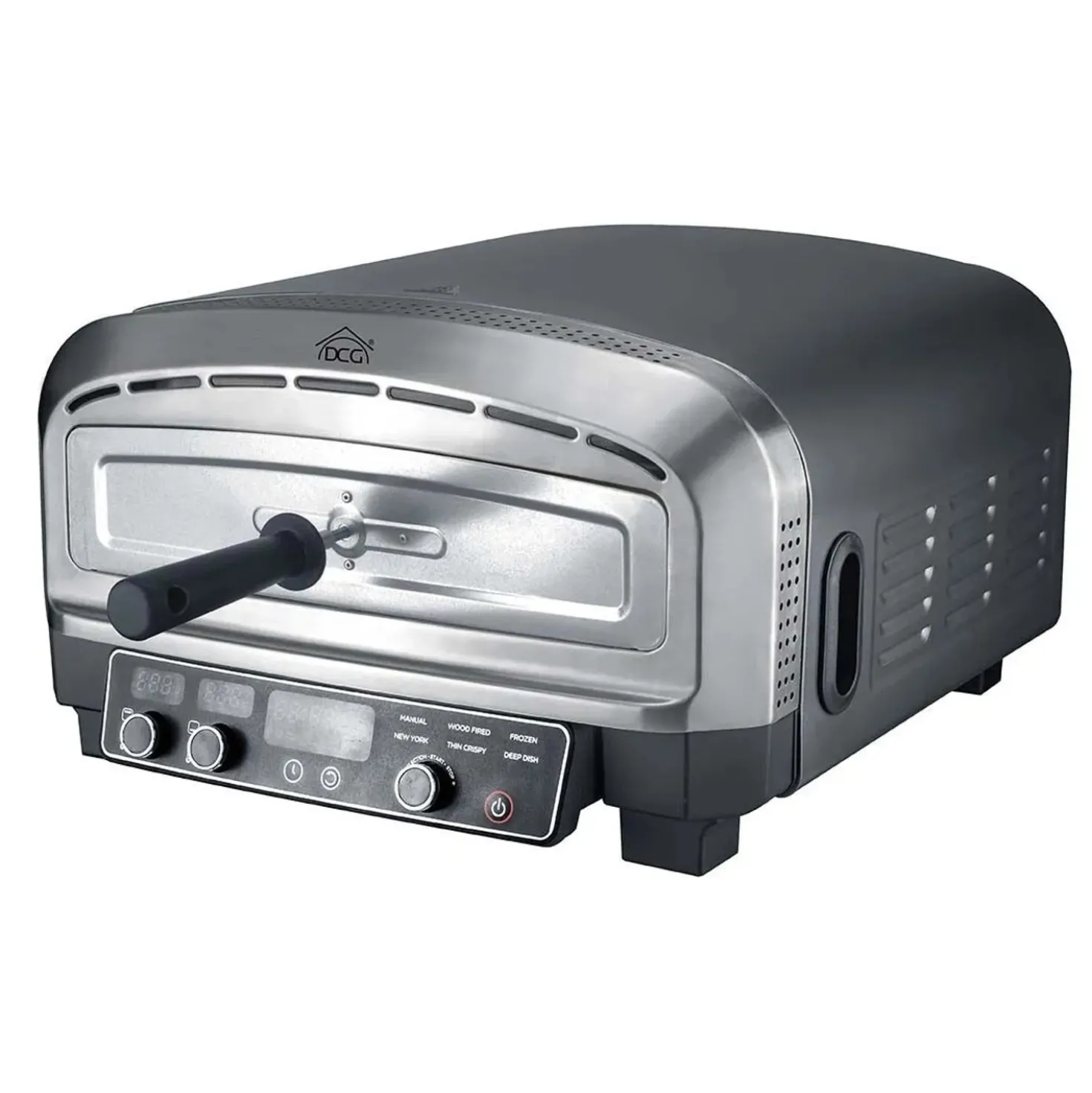Forno elettrico per pizze DCG Ø 37 cm 2200 W 28x51,6 cm
