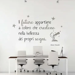 Frase adesiva per parete piccolo principe 2FG 47x67 cm