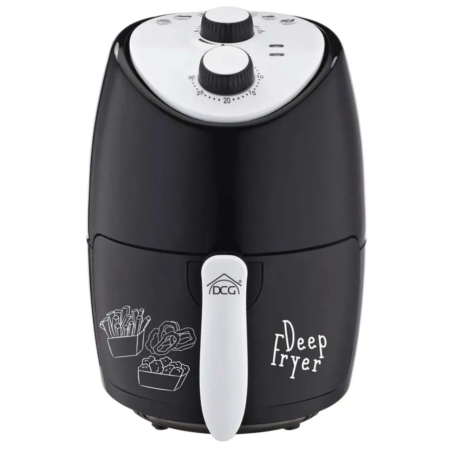 Friggitrice ad aria 2 l 1000W nero