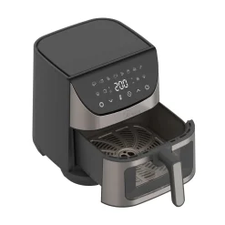 Friggitrice ad aria Delicia 8 l 1700 W nero metallizato