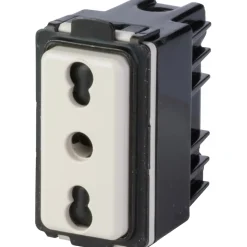 Frutto presa bivalente serie Basic 10/16 A 2P+T avorio