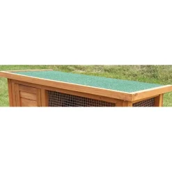 Gabbia per conigli in legno di abete 91,5x45x70 cm