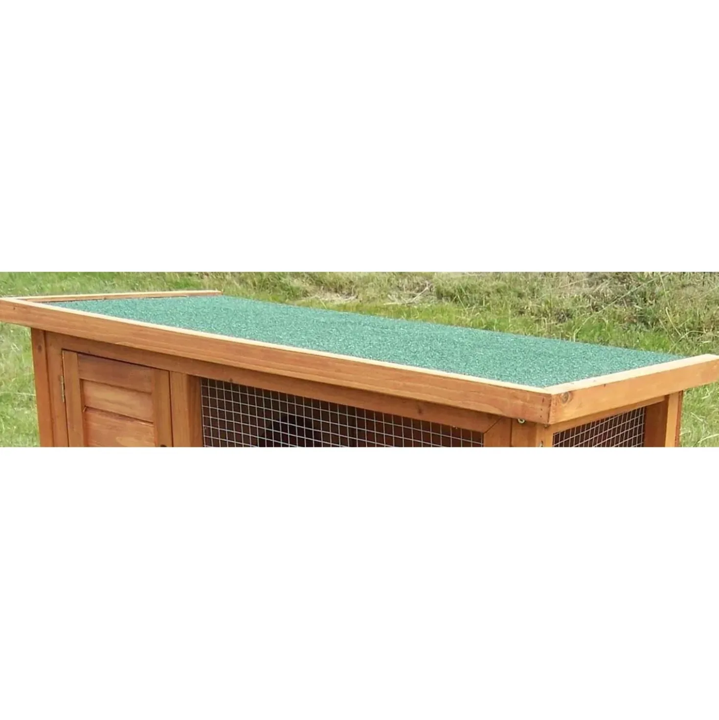 Gabbia per conigli in legno di abete 91,5x45x70 cm