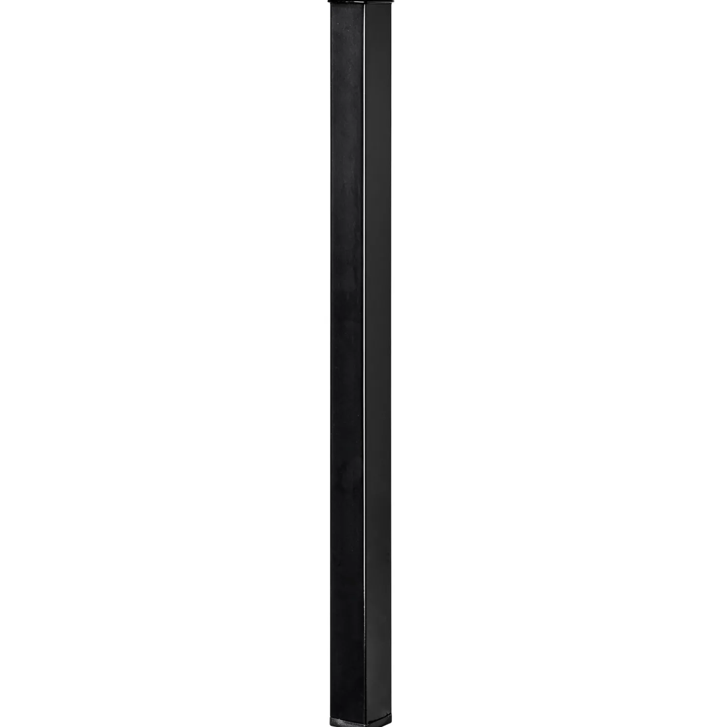 Gamba da tavolo Hettich nera 25x25x400 mm