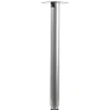 Gamba da tavolo in acciaio Hettich Ø 50 x H 900-1200 mm colore argento