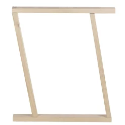 Gamba in pino massiccio per tavolo 75x61x5,8 cm 4 posizioni