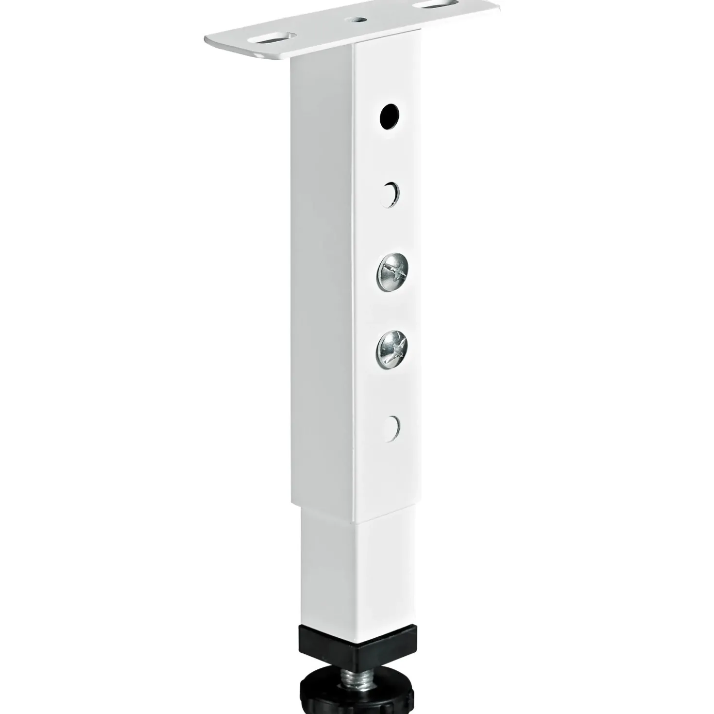 Gamba per letto con piastra di montaggio 36x35x200-300 mm