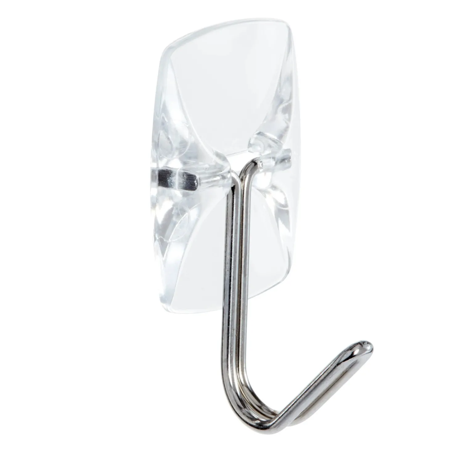 Ganci adesivi trasparenti 3M Command™ con punta metallica 3 pz
