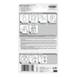 Ganci adesivi trasparenti 3M Command™ con punta metallica 3 pz