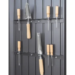 Ganci portattrezzi Biohort per casetta AvantGarde grigio scuro metallizzato