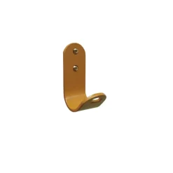 Gancio 1 posto in alluminio giallo L 3 x H 8 x P 4 cm