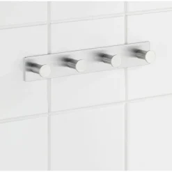 Gancio adesivo Wenko Celano inox quadruplo