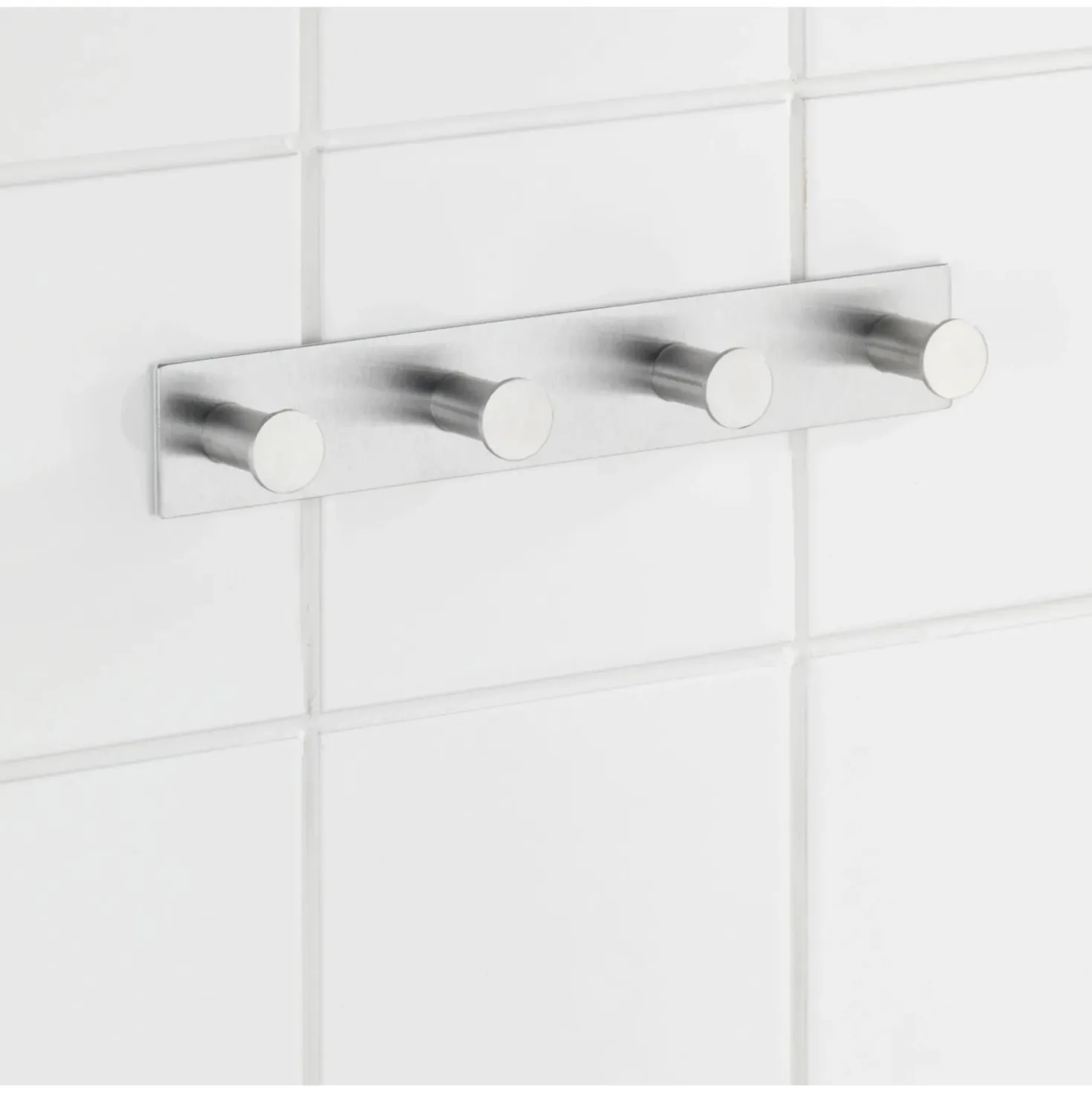 Gancio adesivo Wenko Celano inox quadruplo