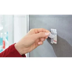 Gancio autoadesivo doppio in metallo Tesa Powerstrips® Zoom Waterproof