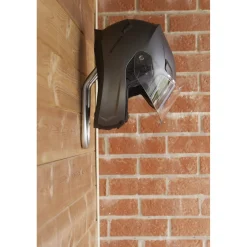 Gancio bici muro da manubrio doppio rivestito Ø 20 mm
