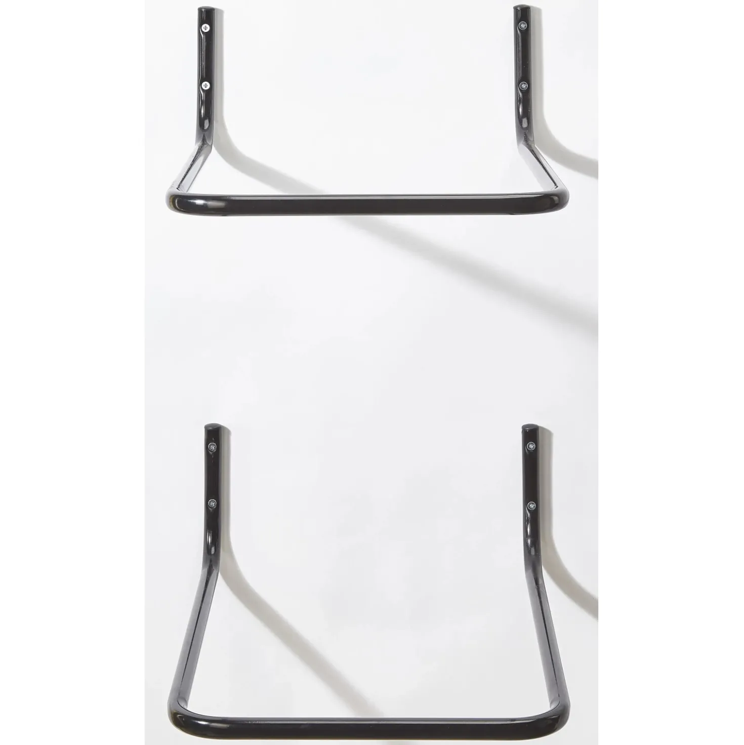 Gancio da muro per pneumatici P 65 cm nero 2 pz