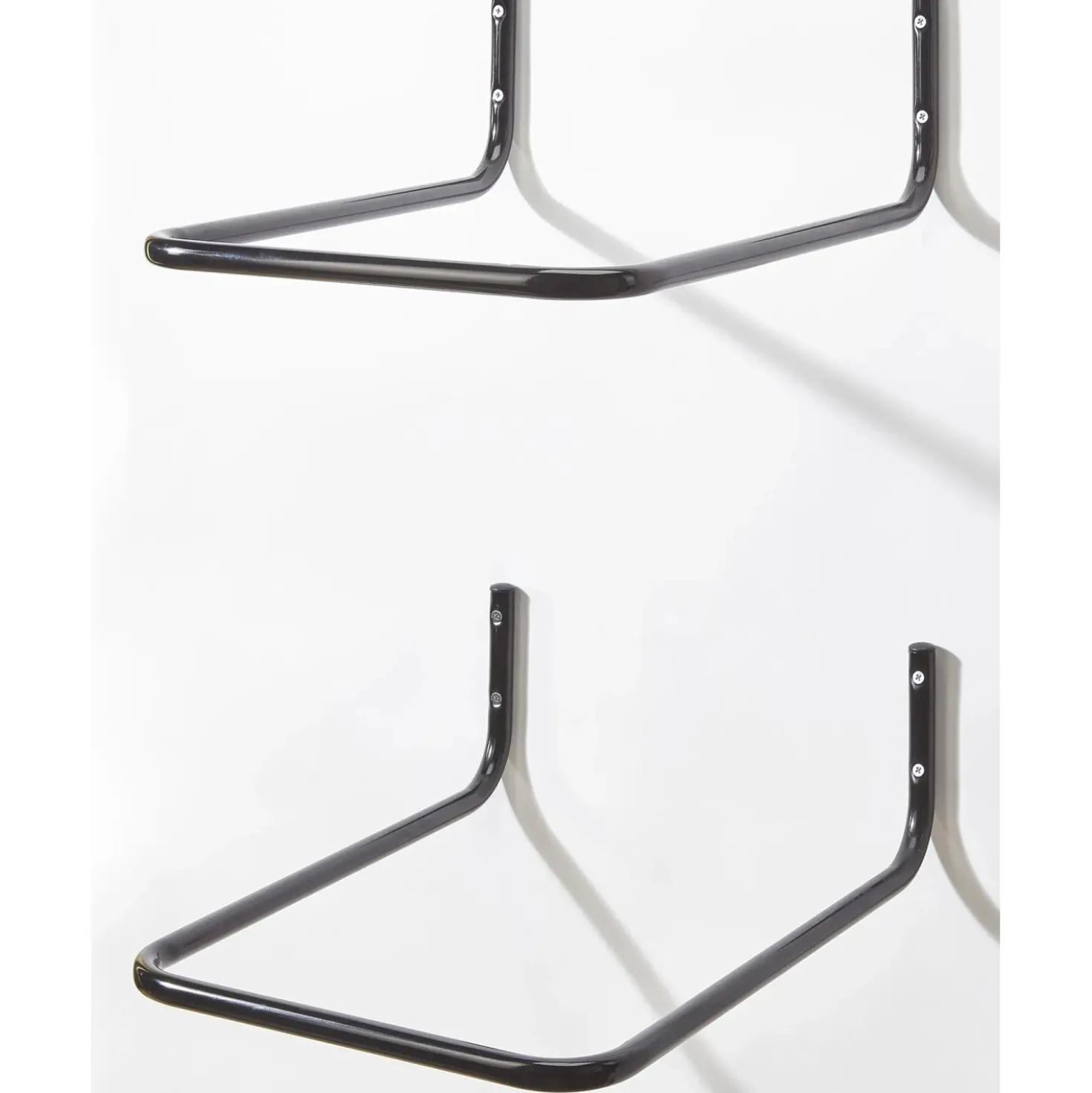 Gancio da muro per pneumatici P 65 cm nero 2 pz