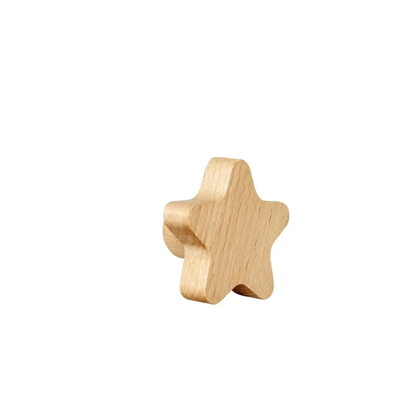 Gancio in legno di faggio L 5 x H 4,8 x P 3,5 cm