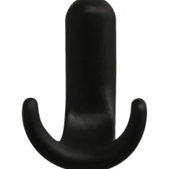Gancio in plastica nera 50 x 41 mm