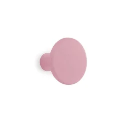 Gancio in poliresina rotondo colore rosa diametro 8 cm