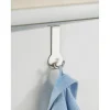 Gancio per porta acciaio inox Wenko Rondo 5,5x14x4,5 cm