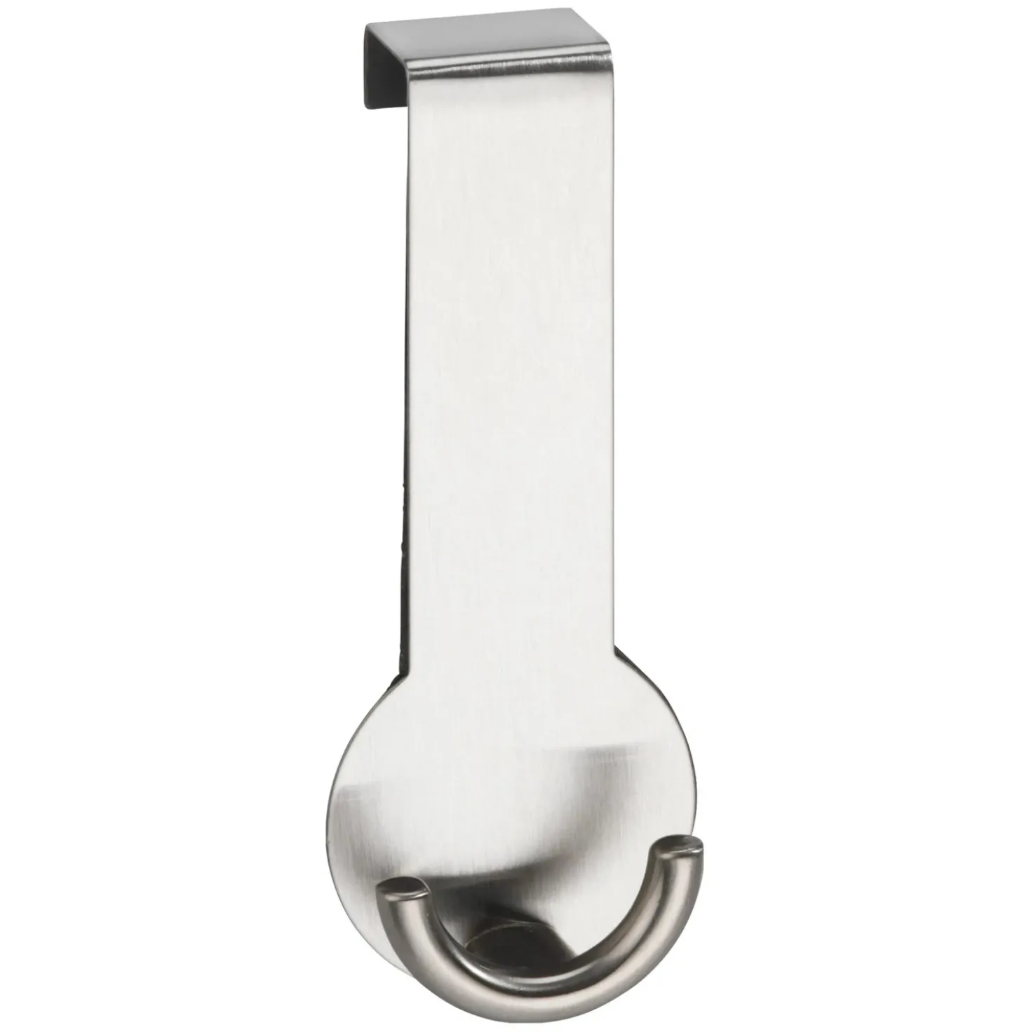 Gancio per porta acciaio inox Wenko Rondo 5,5x14x4,5 cm