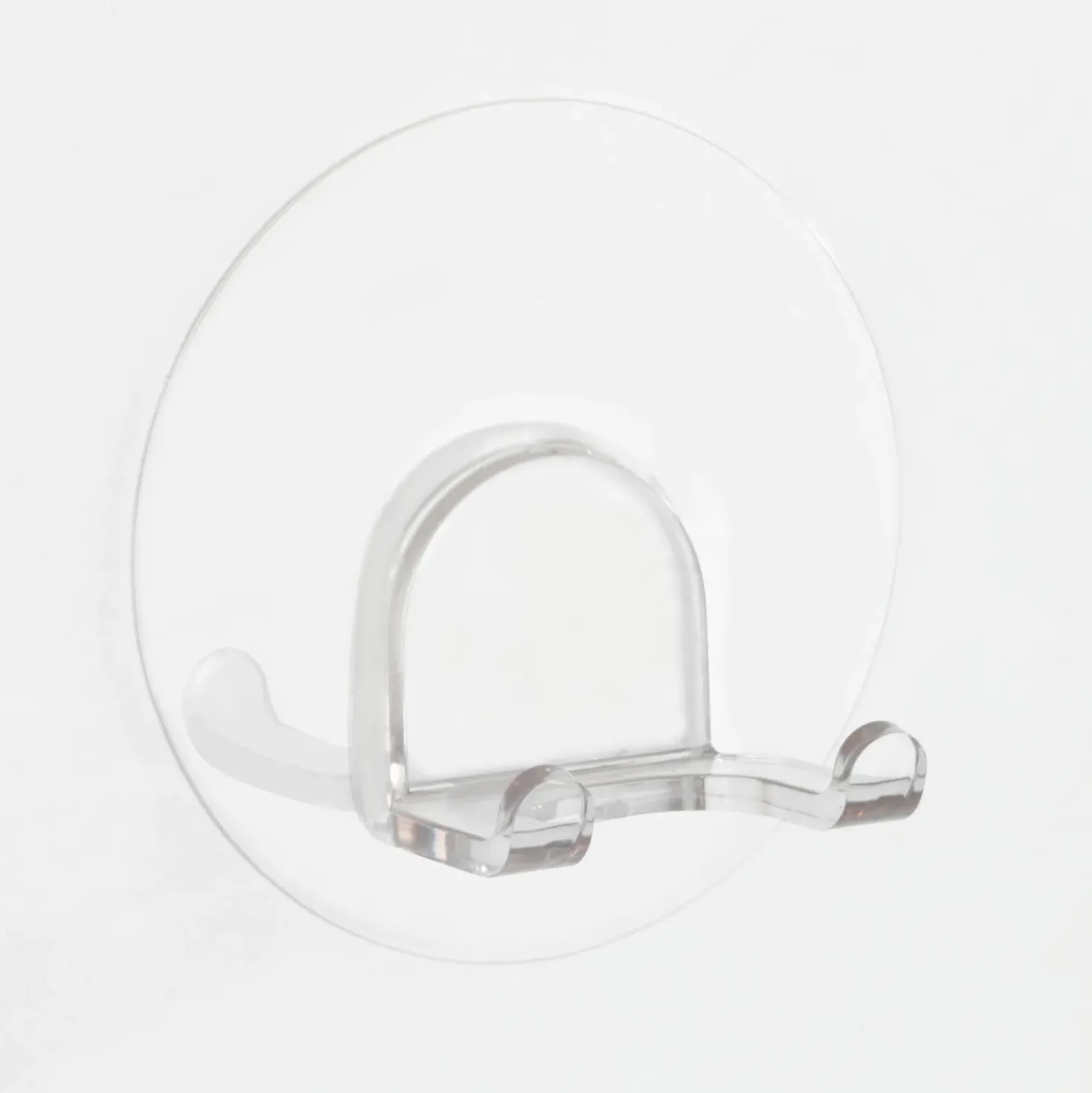 Gancio porta asciugamani Static-Loc Duo trasparente