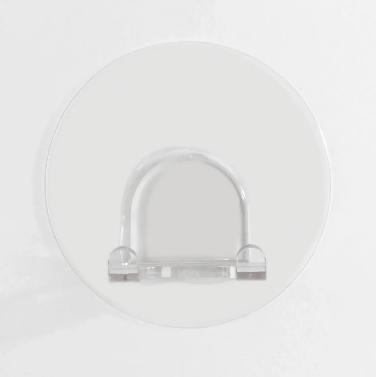 Gancio porta asciugamani Static-Loc Duo trasparente