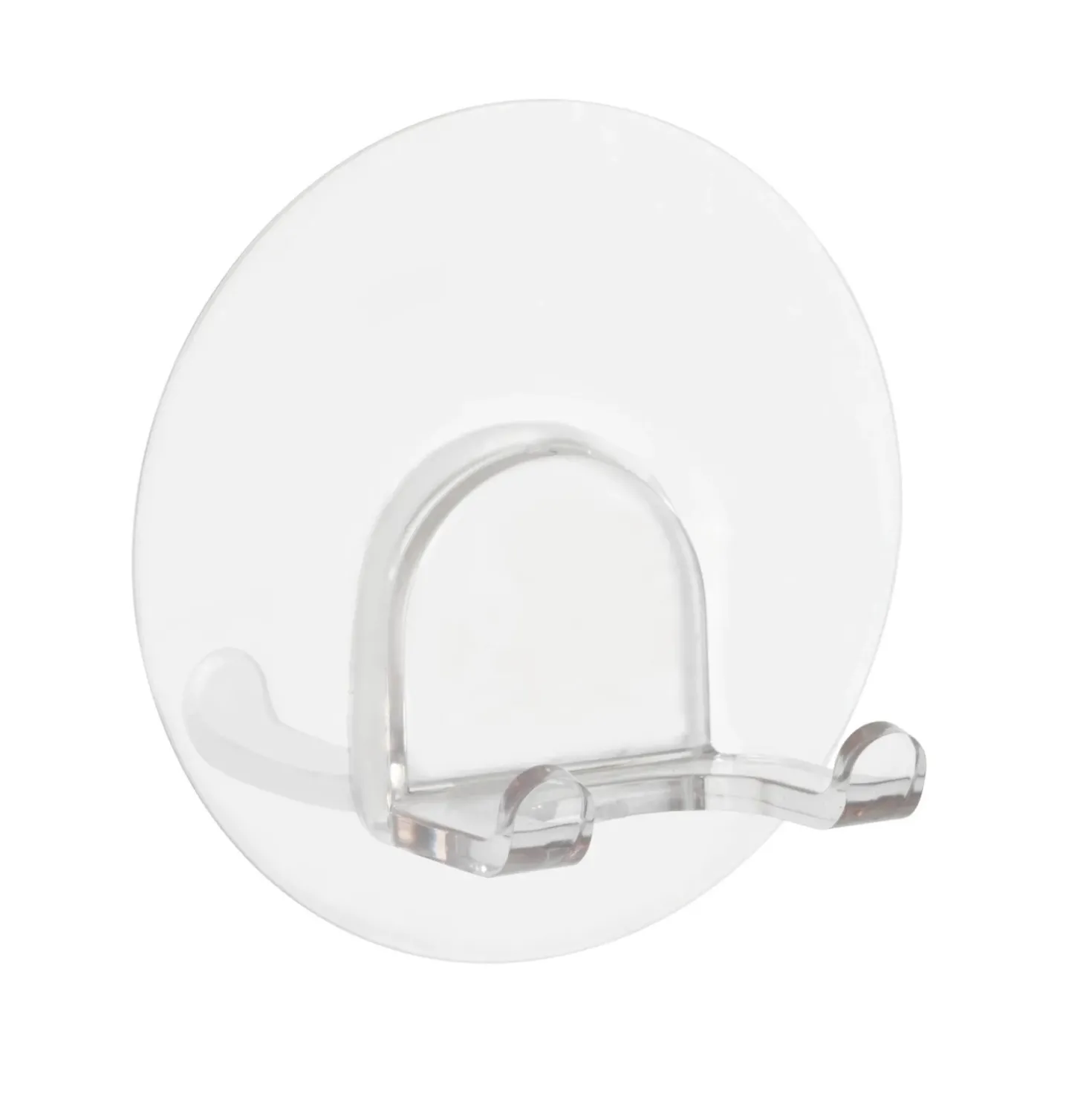 Gancio porta asciugamani Static-Loc Duo trasparente
