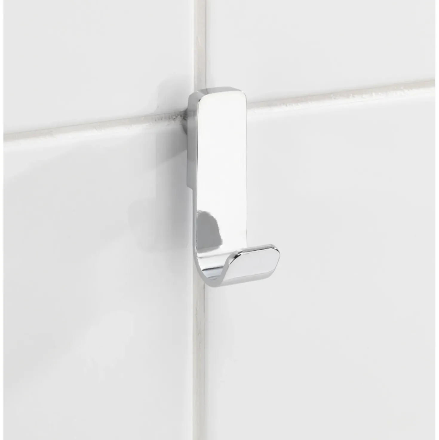 Gancio porta asciugamani Premium ABS acciaio 2 pz