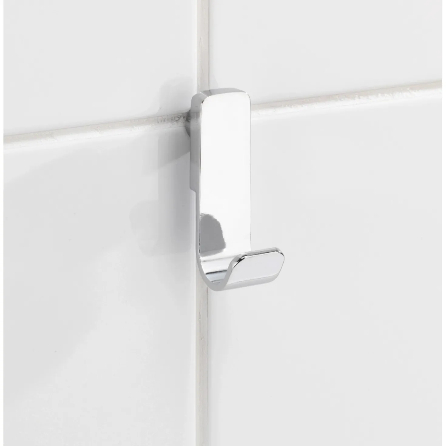 Gancio porta asciugamani Premium ABS acciaio 2 pz