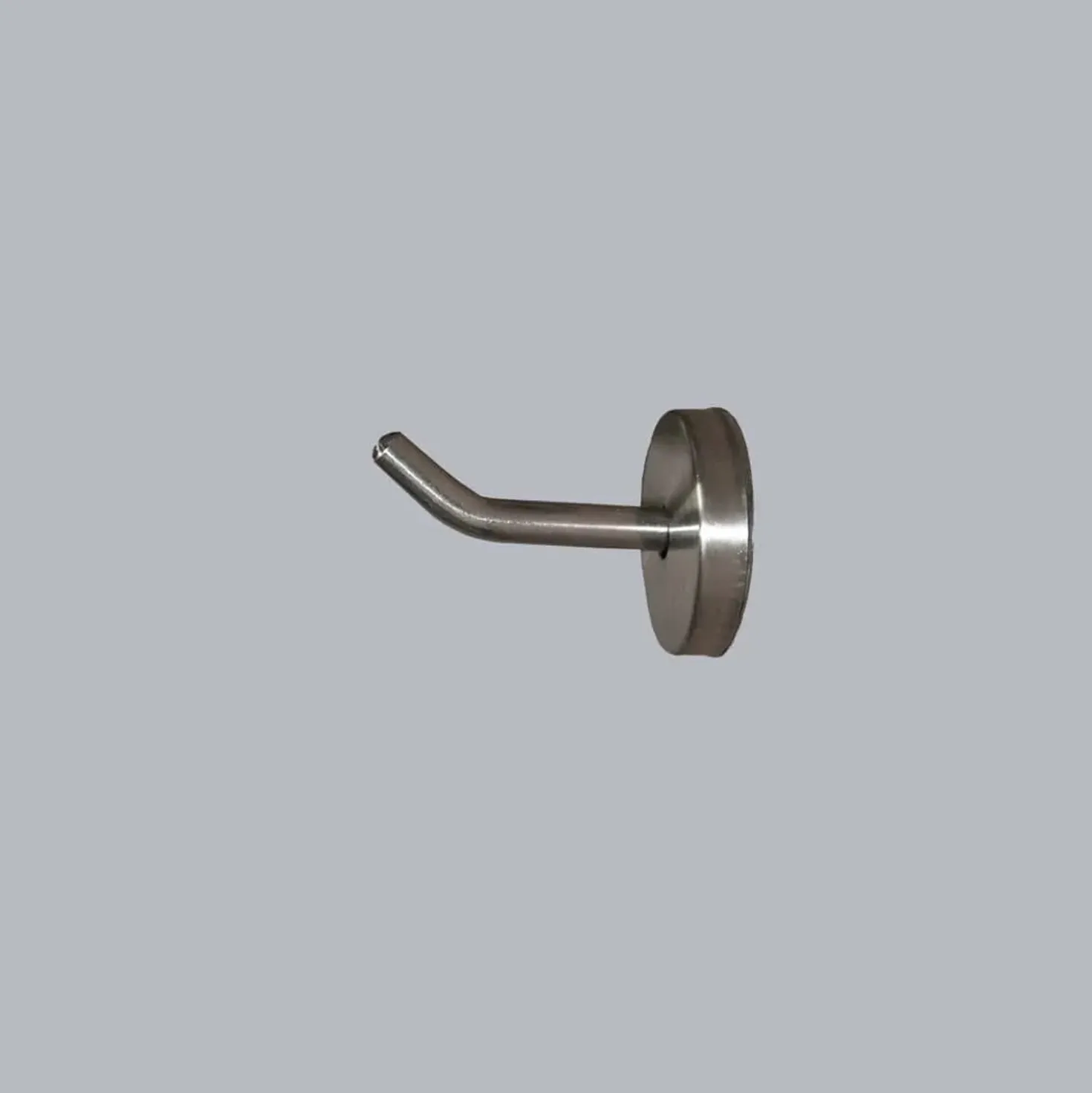 Gancio singolo in acciaio inox L 4 x H 4 x P 7 cm