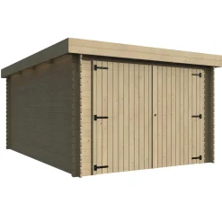Garage in legno Blockhaus Argo sp 28 mm 2,24x3,49x4,81 m 16,79 m²