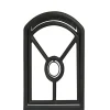 Gattaiola per zanzariera 23x30x2 cm nero